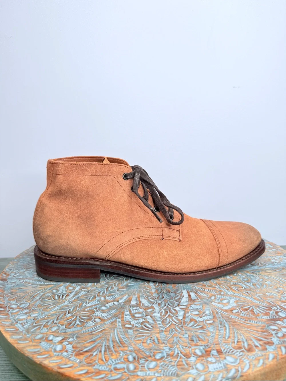 Like New! Thursday Boot Company Cadet Suede Tan Boots Men’s Size 8